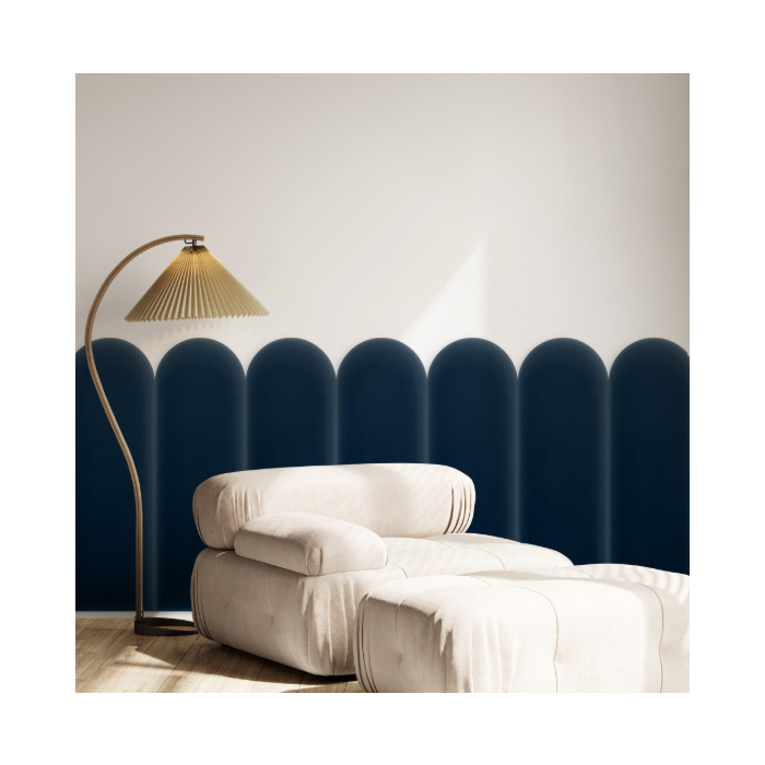 Polsterpaneel Magic Velvet Marineblau 20 cm